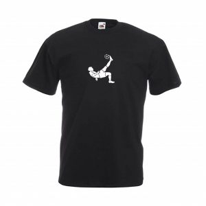 Football Kick T-shirt Black