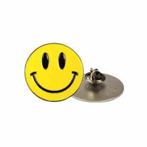 3cm Smiley Metal Badges