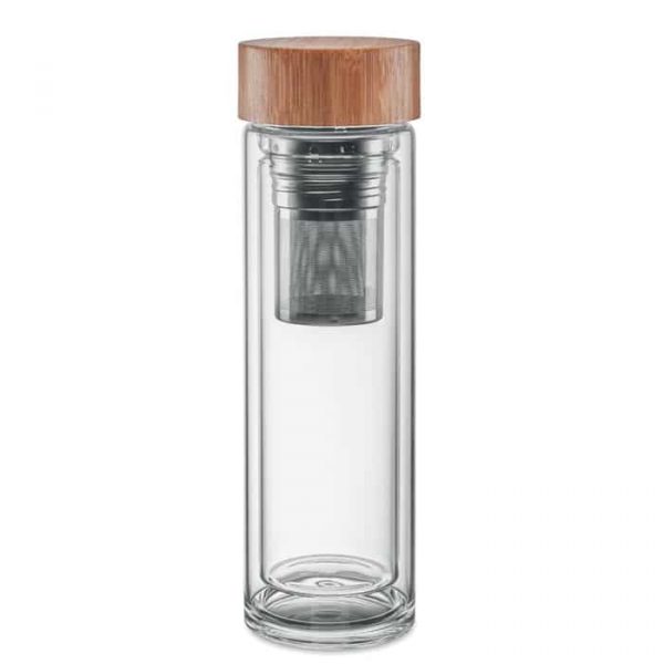 Batumi Bamboo Lid Glass Bottle