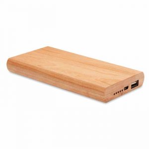 Eco Friebdly 4000 mAh in Bamboo Casing