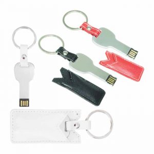 Key Shaped USB Flash with Leather Case